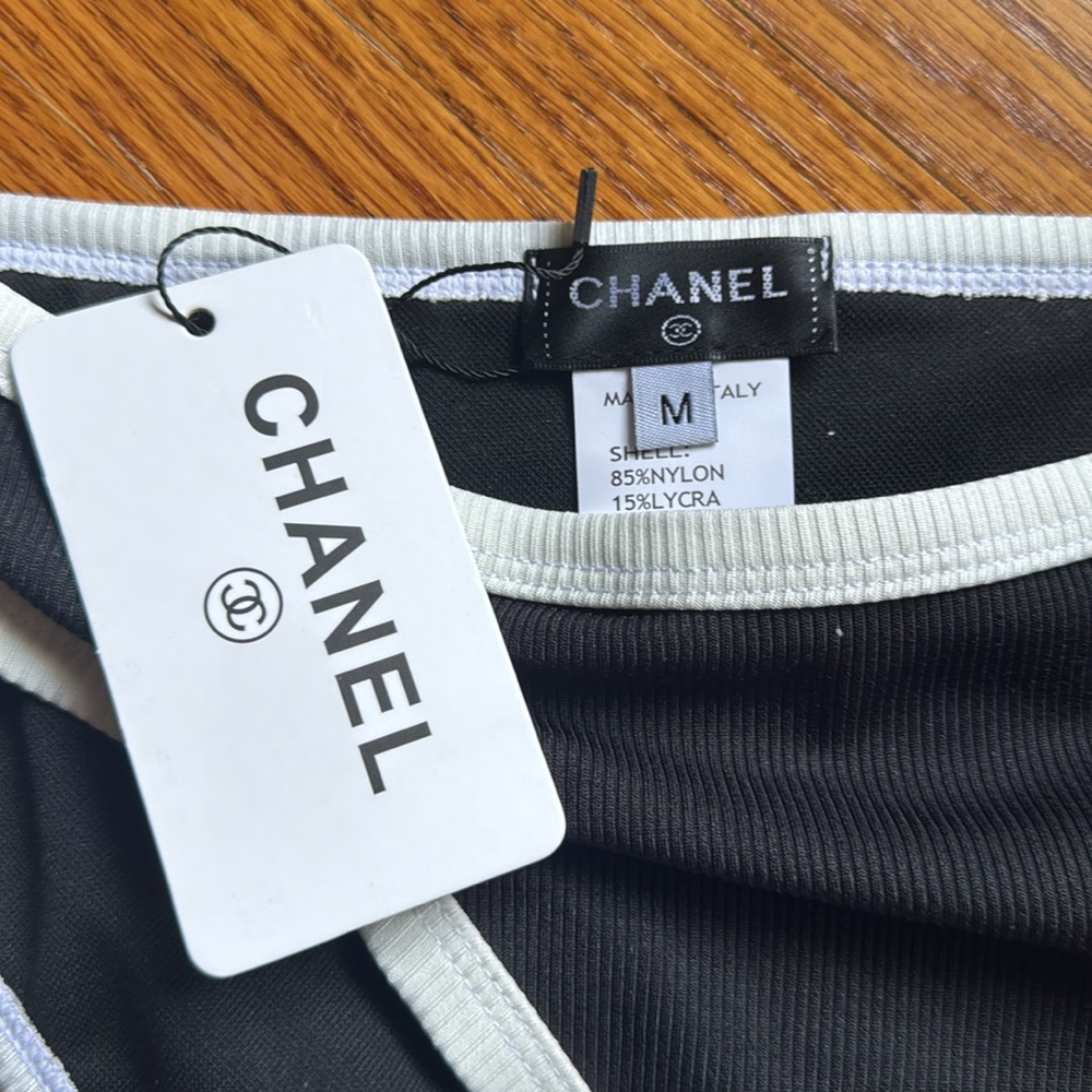 NWT Black and White Women's swimsuit  size M